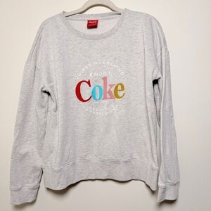 Coca-Cola Multicolor Logo Sweatshirt embroidered